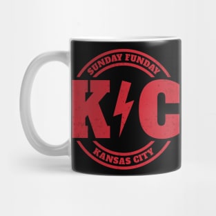 Kansas City - Sunday Funday Vintage Stamp Mug